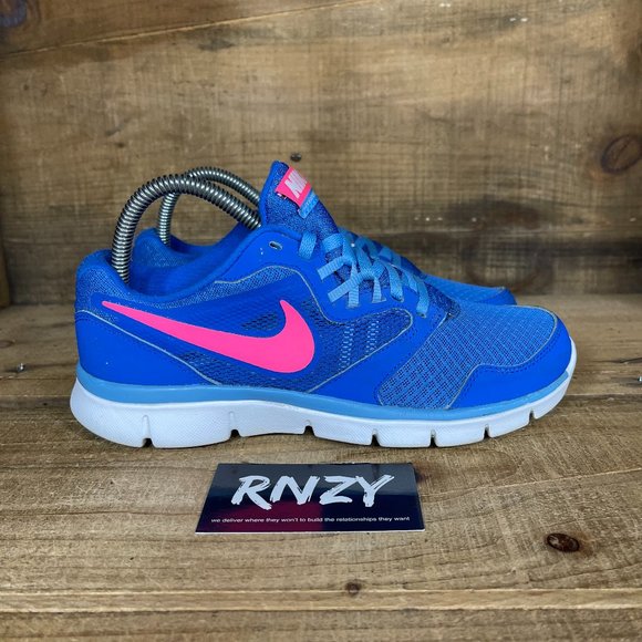 Nike Shoes - Nike Flex Experience RN 3 Blue Pink Athletic Shoes